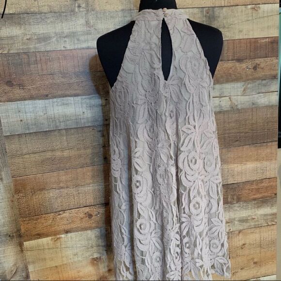 Altar’d State beige lace A-line dress, size small - Picture 6 of 7